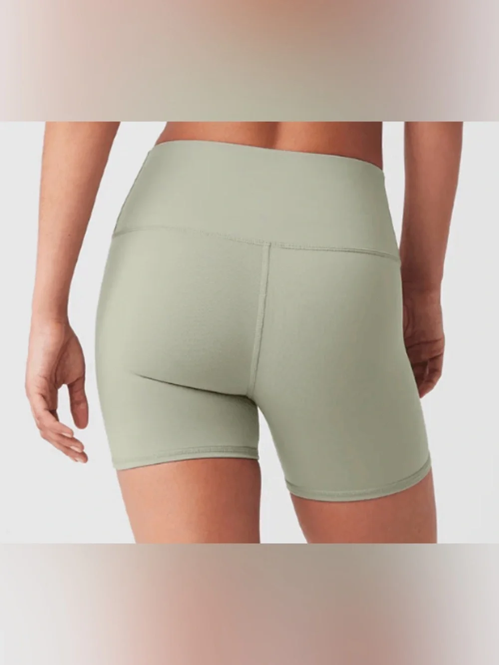 Alo Airbrush High-Waist 5” Biker Short EUC